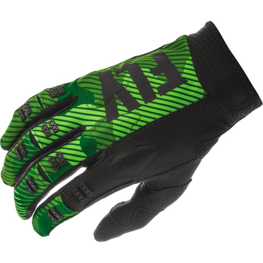 Перчатки FLY RACING EVOLUTION DST зелёные/чёрные (2020)