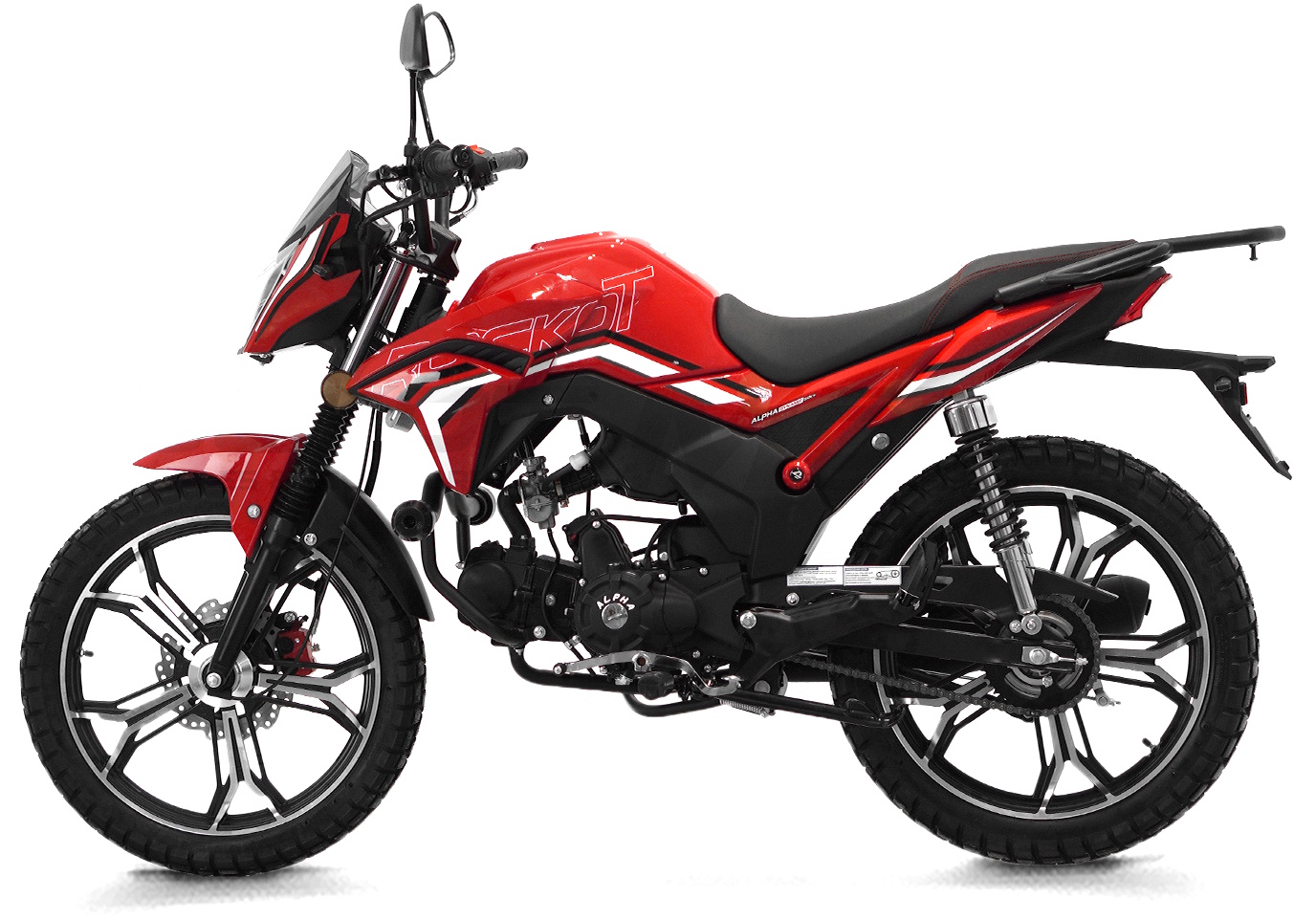 Мопед ROCKOT ALPHA DYNAMIC (красный глянцевый)