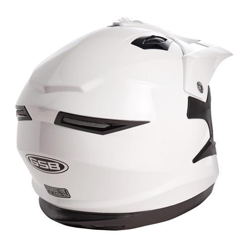 Шлем кроссовый GSB XP-14 B WHITE GLOSSY 1