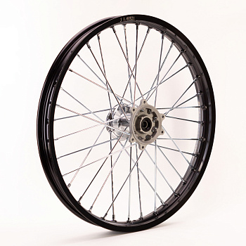 Обод колеса для мотоцикла передний 1,6х21" ступица литая 7116 алюминий