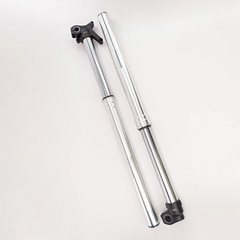 Вилка передняя (перья) 54/60 2 рег. KKE 940 мм серебро