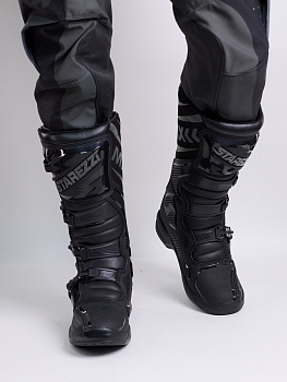 Мотоботы кросс эндуро STAREZZI MILANO Black/Grey